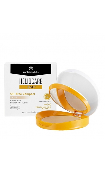 HELIOCARE 360 OIL-FREE APSAUGINĖ KOMPAKTINĖ PUDRA SPF50, 10 G (Pearl)