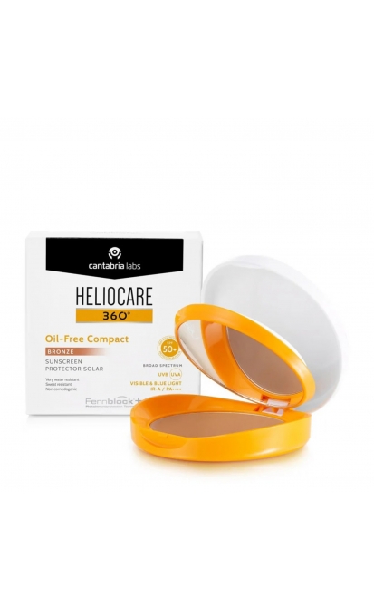 HELIOCARE 360 OIL-FREE APSAUGINĖ KOMPAKTINĖ PUDRA SPF50, 10 G (Bronze)