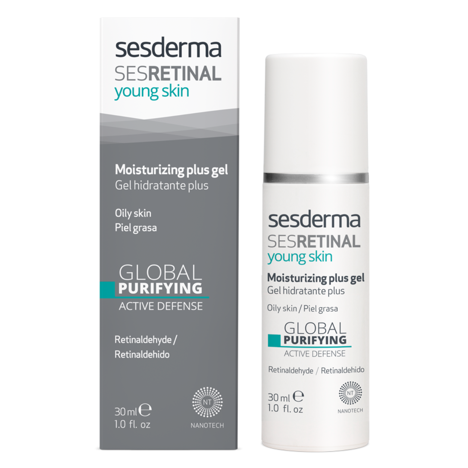 SESDERMA SESRETINAL PLUS GELIS Į AKNĘ LINKUSIAI ODAI, 30 ml