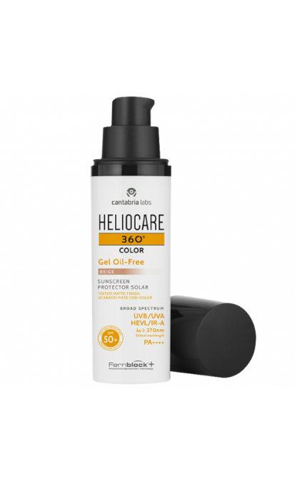 HELIOCARE 360 COLOR OIL-FREE APSAUGINIS GELIS SPF 50+, 50 ML (Beige)